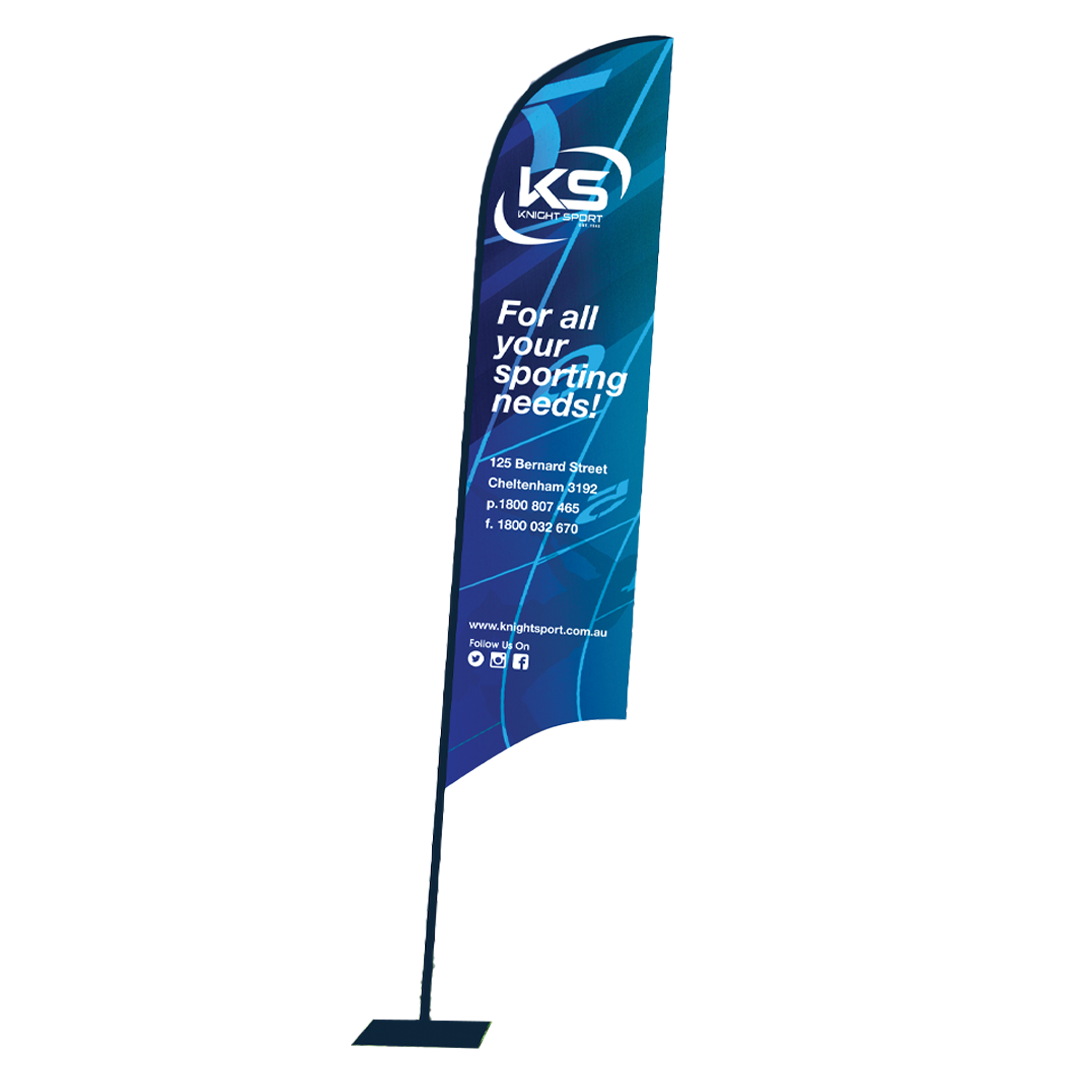 Custom Single Sided Feather Banner