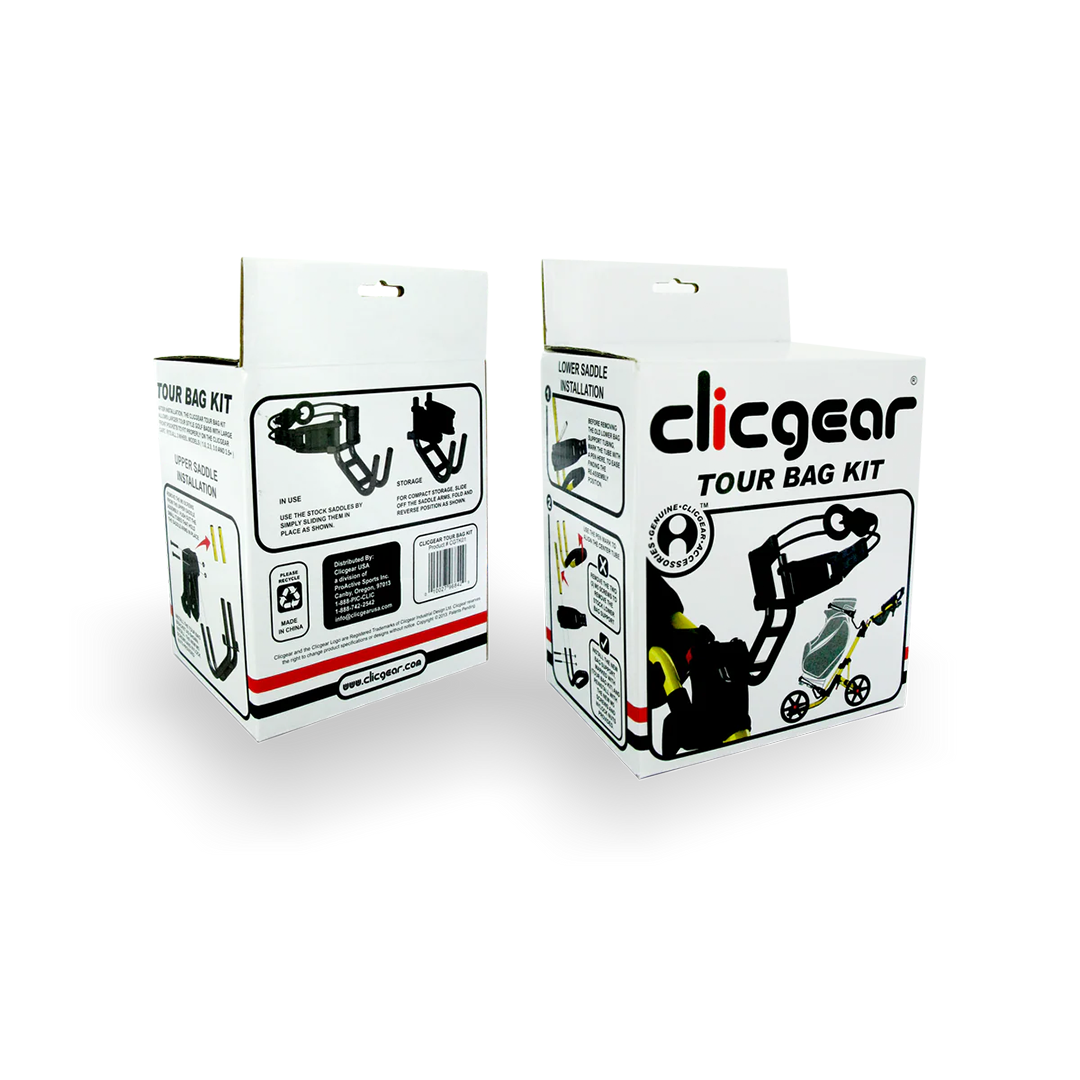 Clicgear Tour Bag Kit packaging on a white background