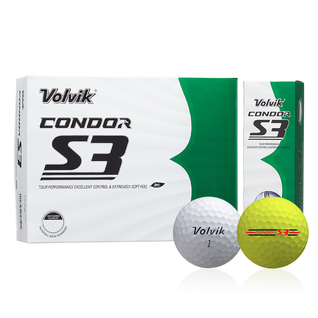 Volvik Condor S3 Golf Ball - 1 Dozen