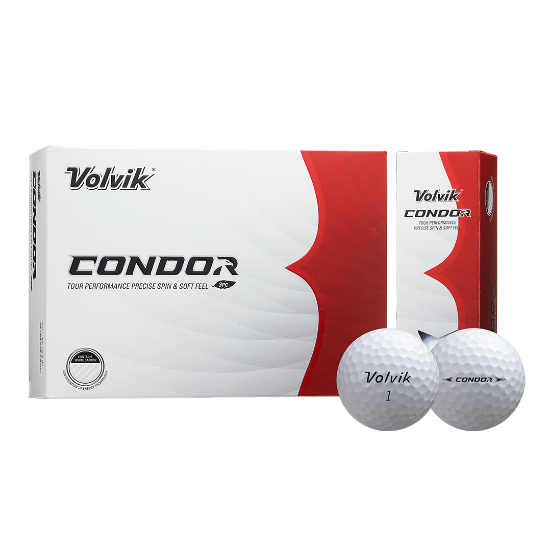 Volvik Condor Golf Ball - White Dozen