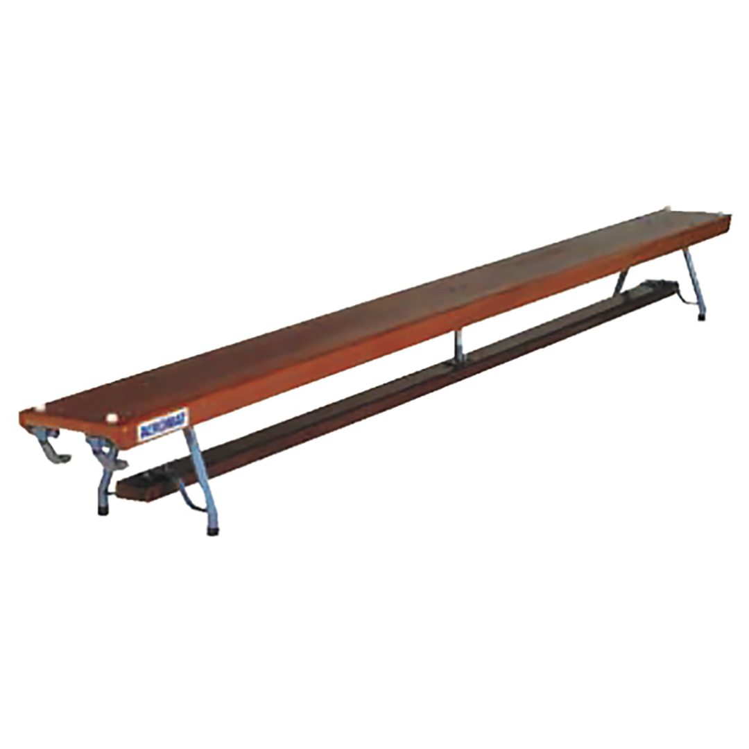 Bench With Hinged Hooks