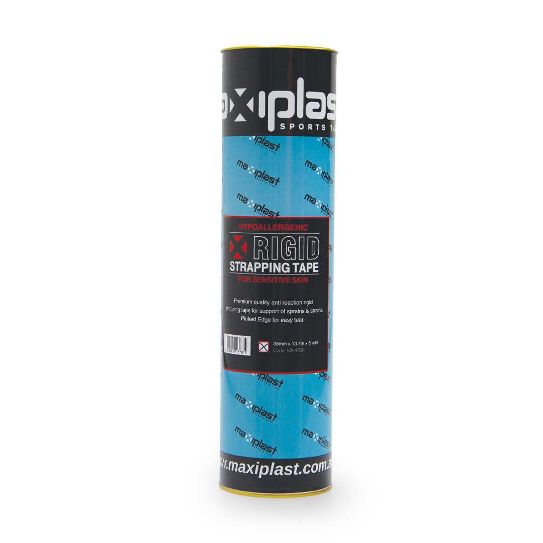 Maxiplast Hypoallergenic Rigid Tape 38mm x 13.7m - Drum of 8
