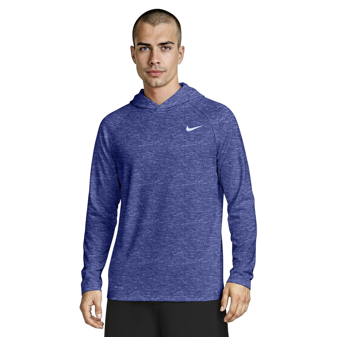 Nike Swim Men's Hooded Long Sleeve Hydroguard Top - Midnight Navy