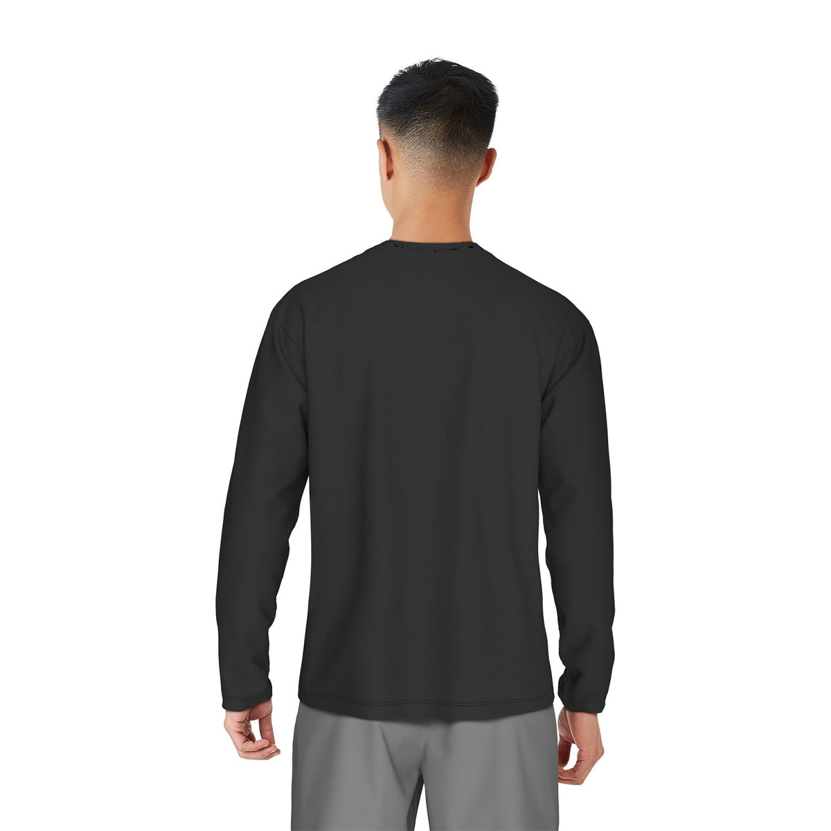 Nike Swim Men's Gothic Letter Long Sleeve Hydroguard Top