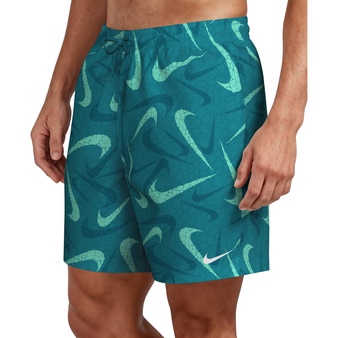 Nike Swim Men's Breaker 7" Volley Swim Shorts (NESSG550) - Energy