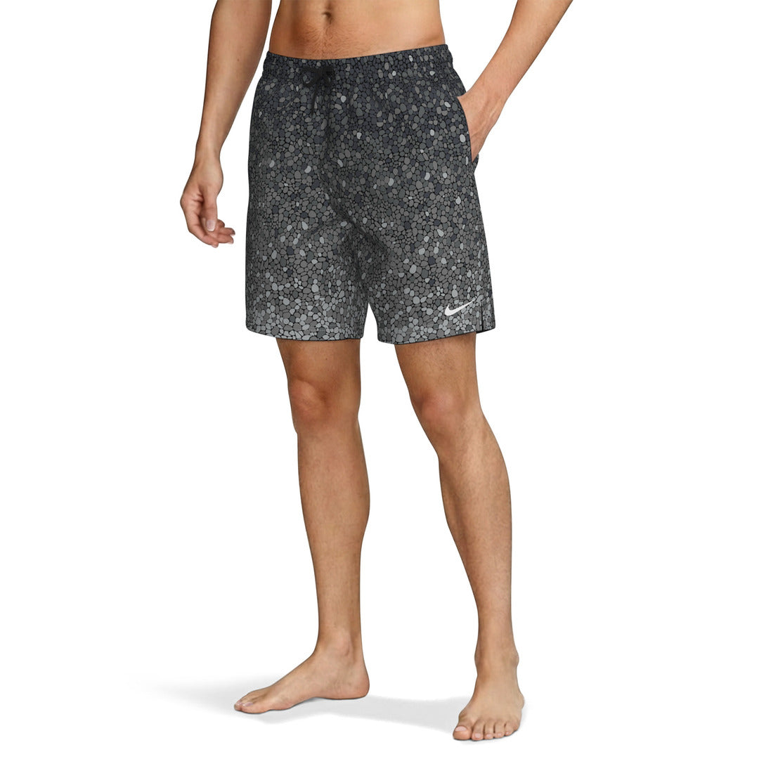 Nike Swim Men's 7" Volley Swim Shorts (NESSG556) - Black