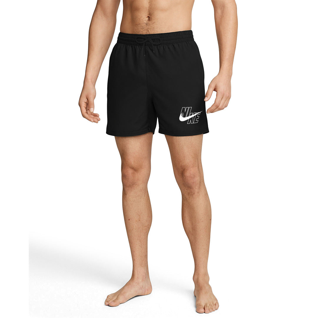 Nike Swim Men's Breaker 5" Volley Swim Shorts (NESSG574) - Black