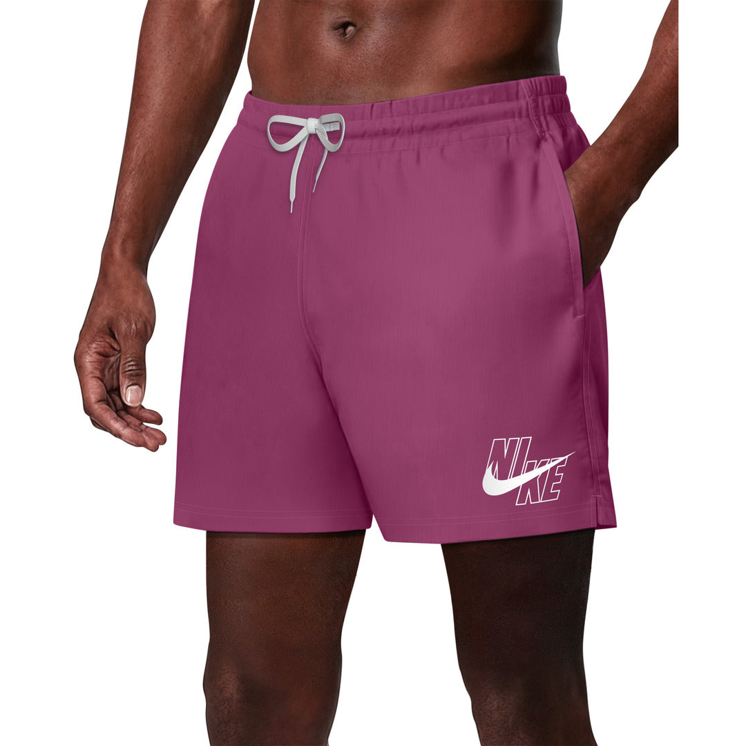 Nike Swim Men's Breaker 5" Volley Swim Shorts (NESSG574) - Desert Pink