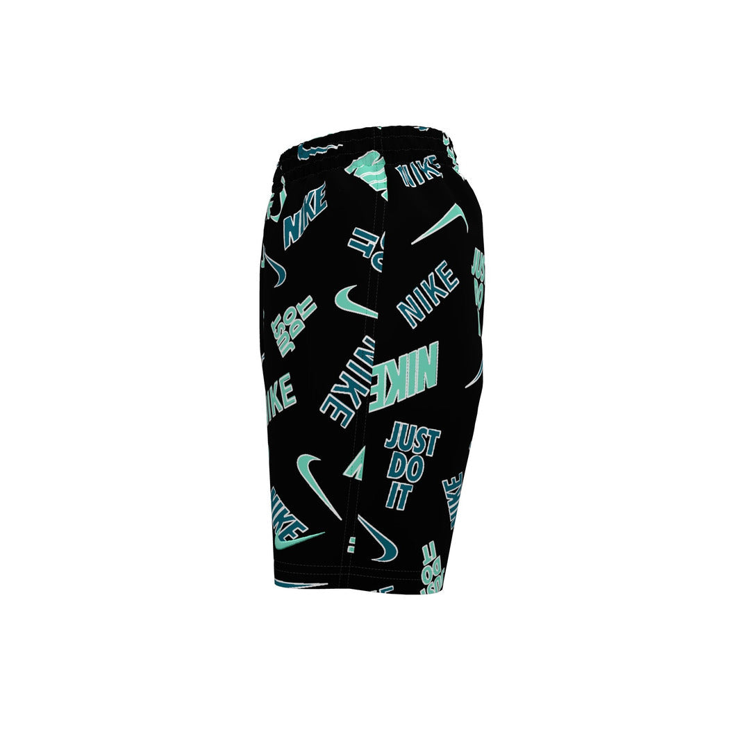 Nike Swim Boys' Breaker 7" Volley Swim Shorts (NESSG814) - Black