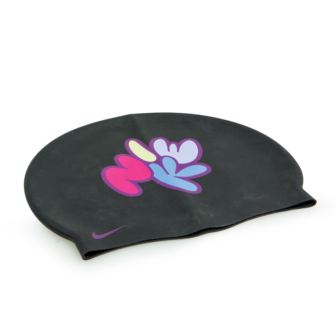 Nike Swim Multi Graphic Black Cap