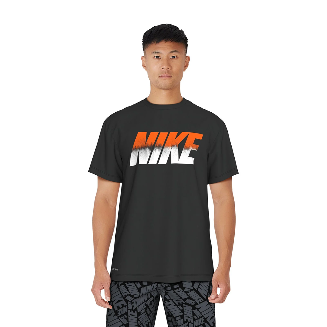 Nike Swim Men's Ocean Merge Short Sleeve Hydroguard Top