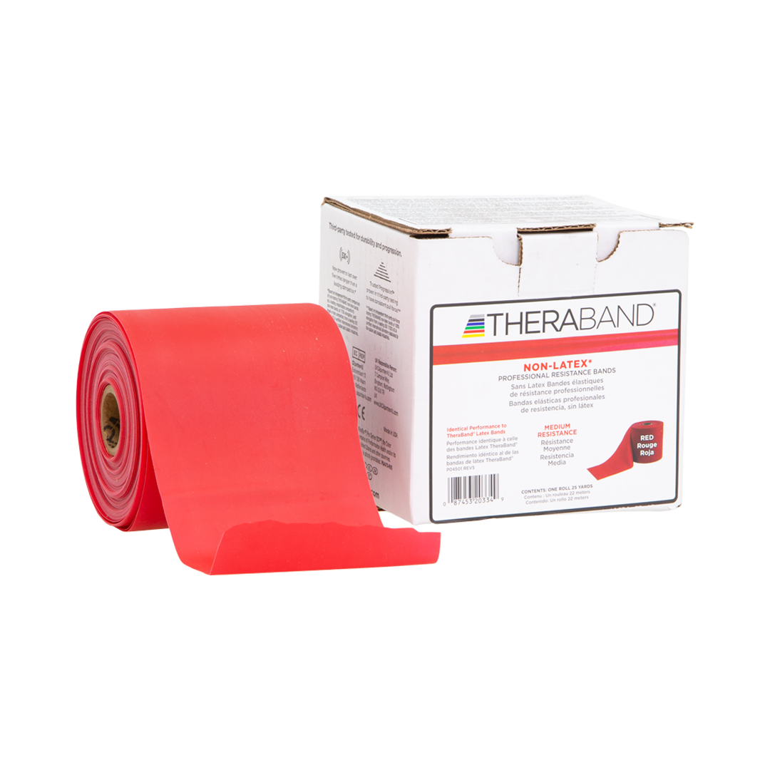 TheraBand Non-Latex Exercise/Resistance Bands - 25 Yard/22.6 Metre Roll