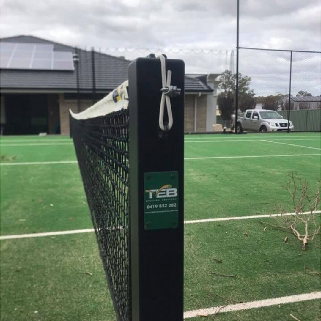 Square Tennis Post & Winder - Pair
