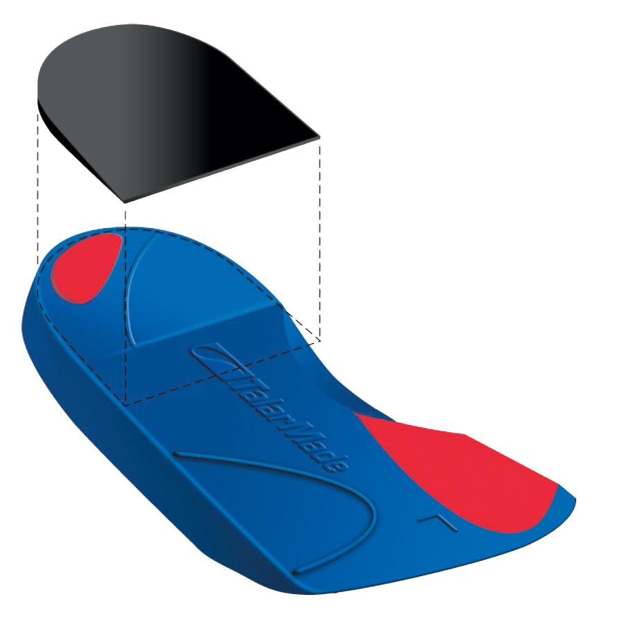 TALEL430 Talarmade Trio Elevators Heel Lifts Pack of 5 Pairs Diagram