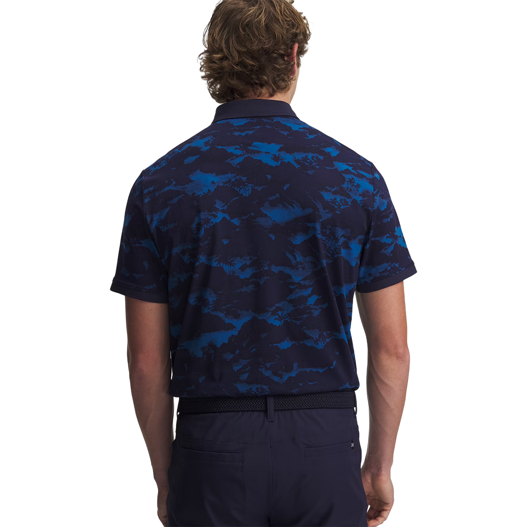 Under Armour Men's ArmourDry Printed Rib Polo