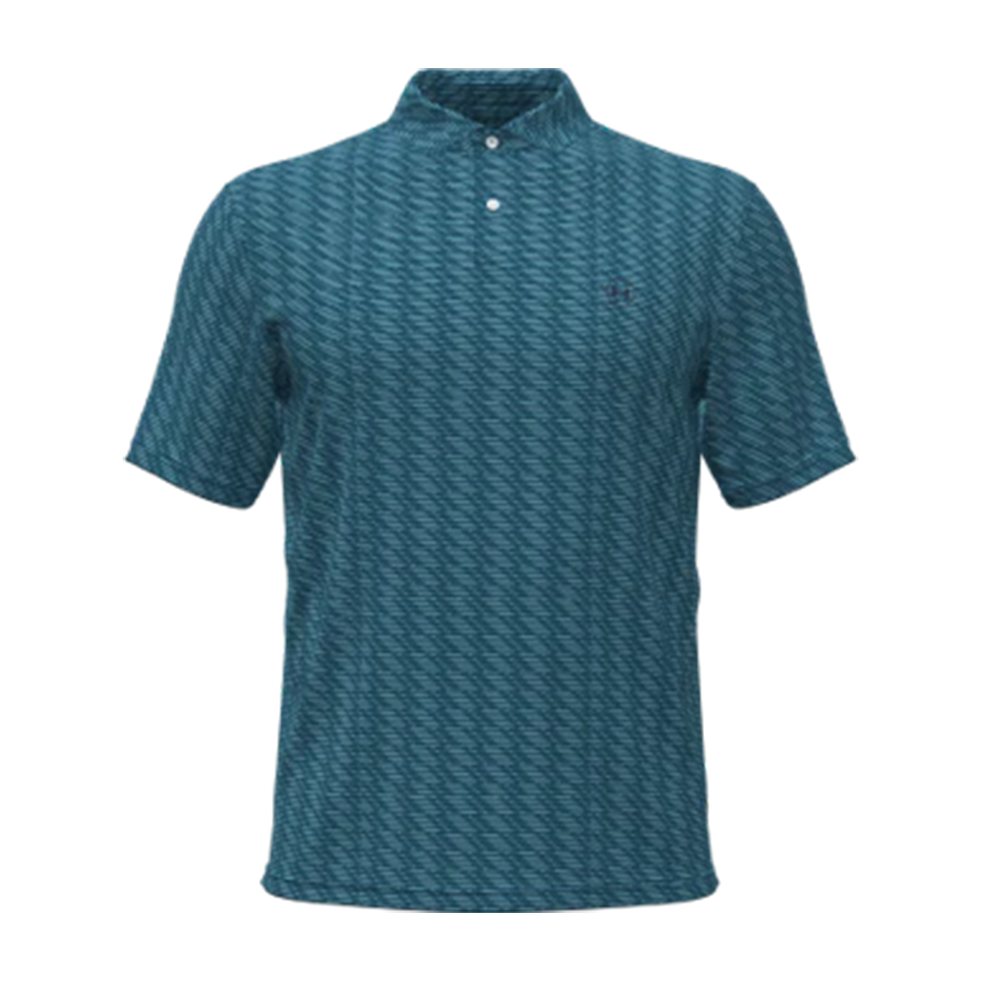 Under Armour Drive Chill Printed Polo Boundless Blue
