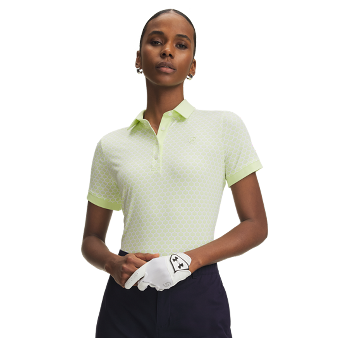 Under Armour Women's With Driver Print Polo - Green