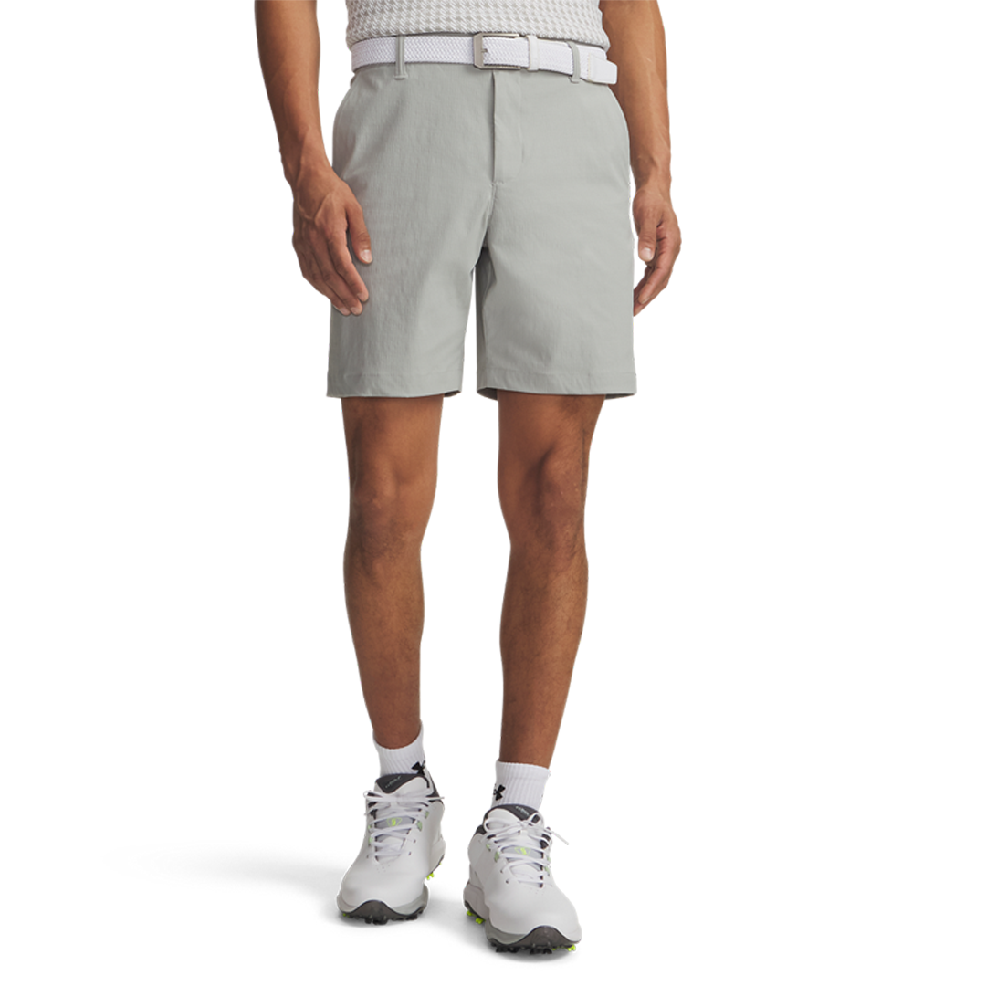 Under Armour Men's Drive 8" Texture TI-30 Short - Titanium/Halo Grey