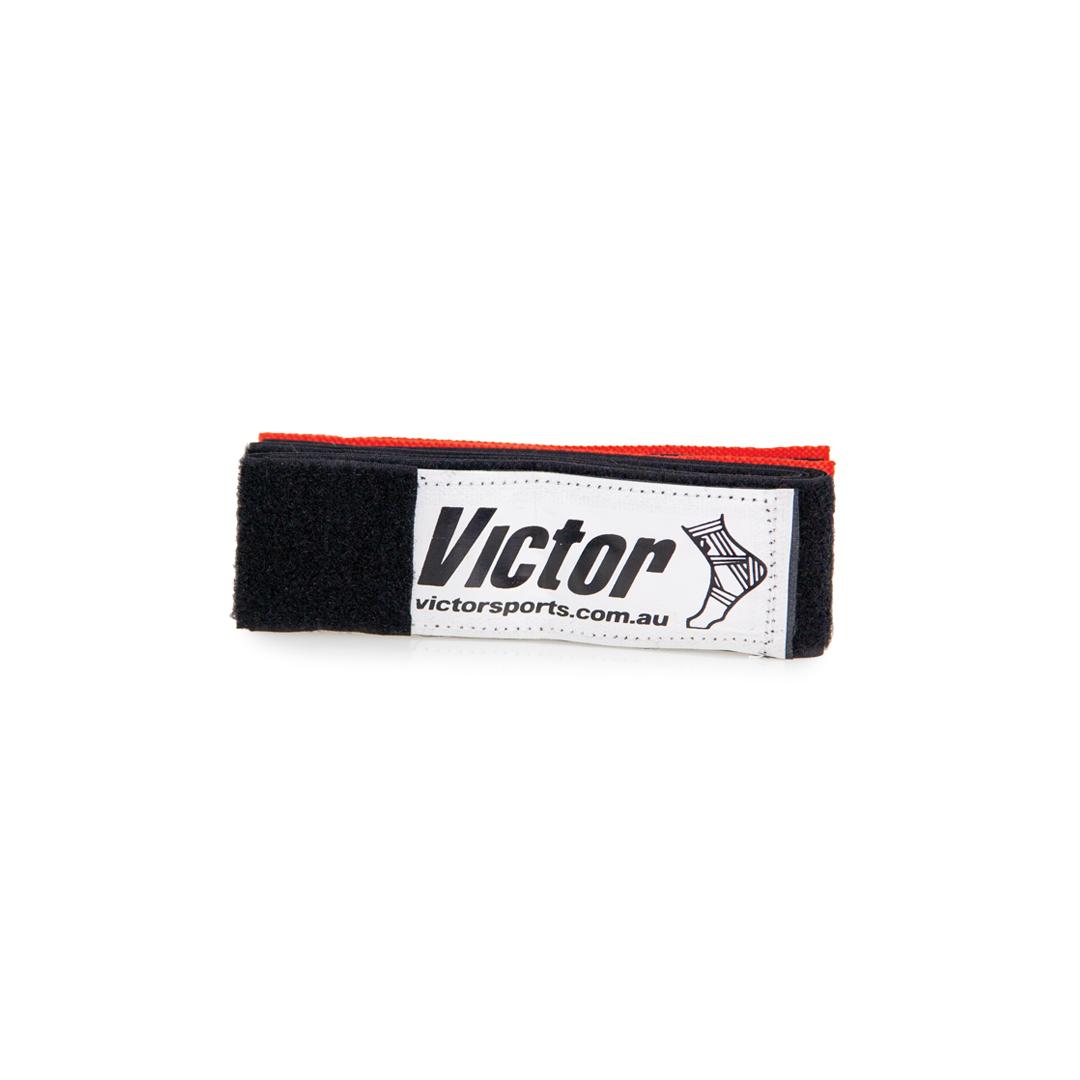 VFGTBRE Victor Tag Belt Red Logo