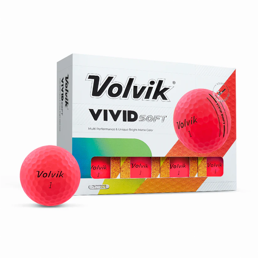 Volvik Vivid Soft Golf Ball - 1 Dozen