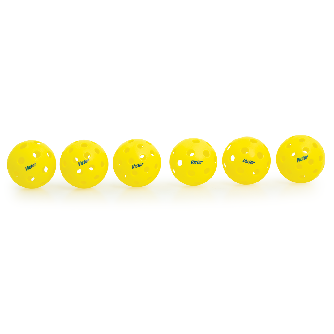VPICSWD Victor Pickleball Wooden Set Deluxe Balls