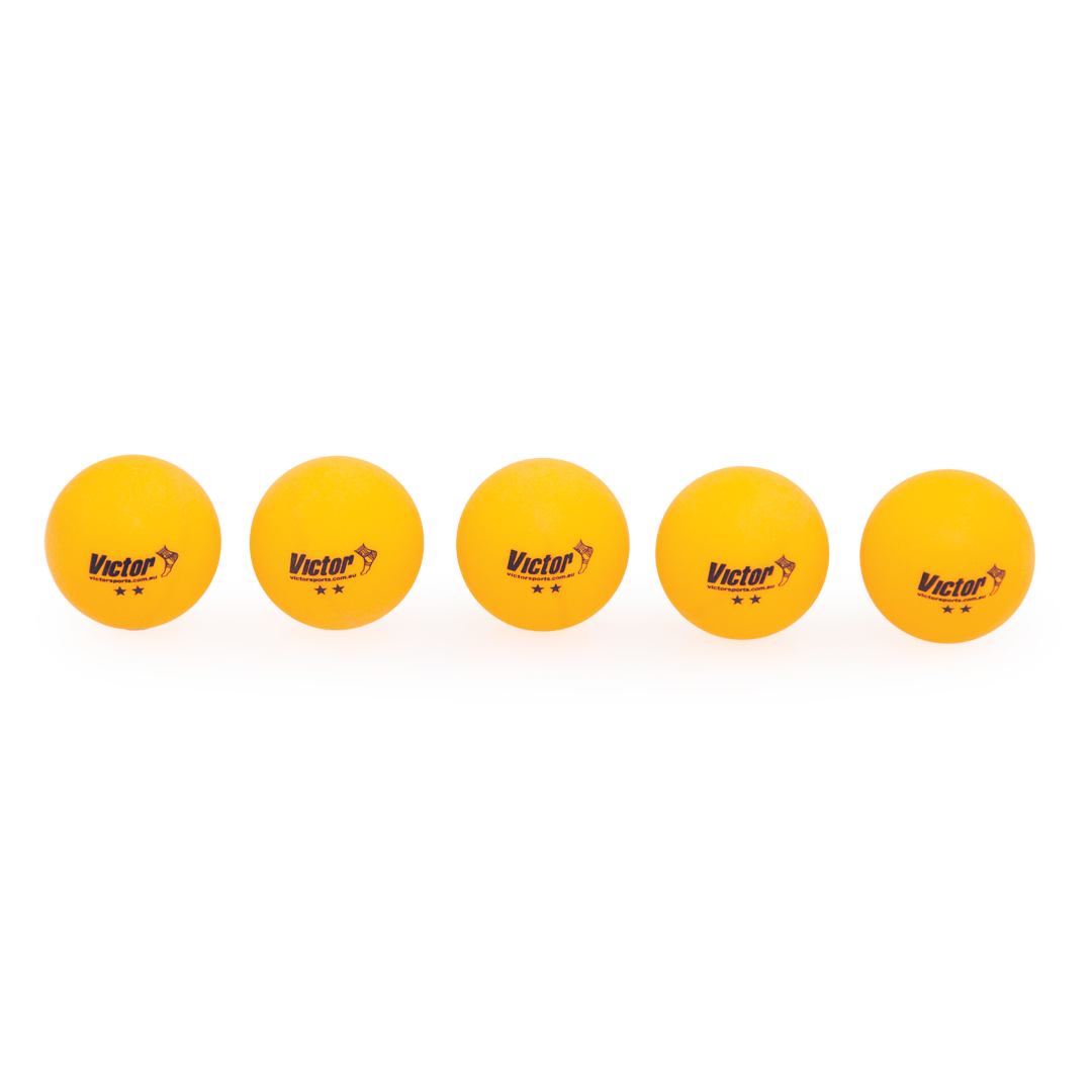 VTTBBO Victor Table Tennis Balls Bucket 5 Dozen Bucket Of 60 Orange Balls