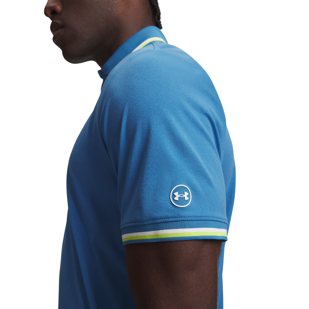 Under Armour ArmourDry Rib Polo - Blue - detail