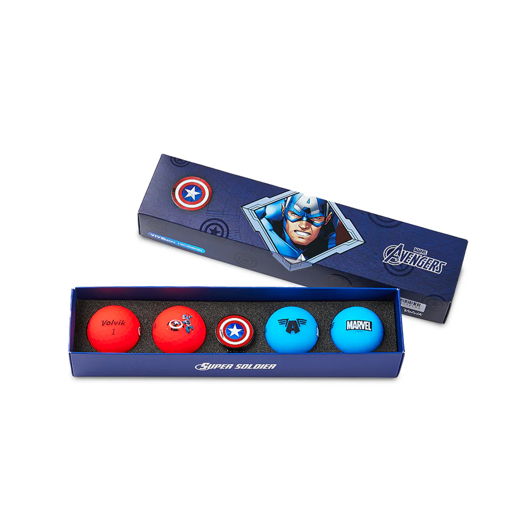 Volvik Vivid Soft - Captain America (Ver.4.0)