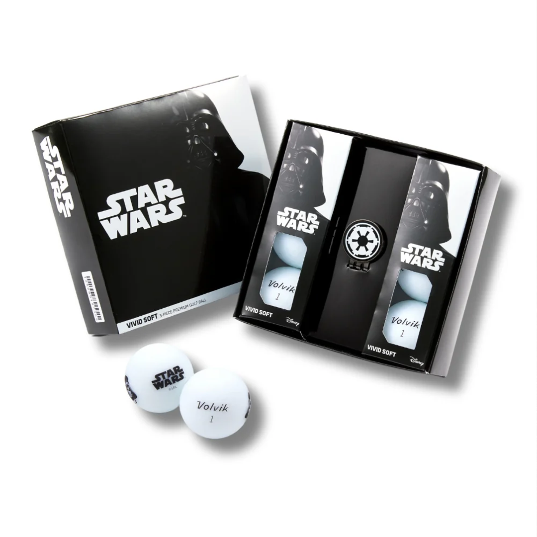 Volvik Vivid Soft - Darth Vader - 6 Ball Pack