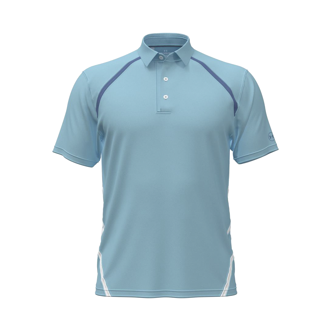 Under Armour Mens ArmourDry Seam Polo - Opal Blue/Aegean Blue (SH26-INDENT)