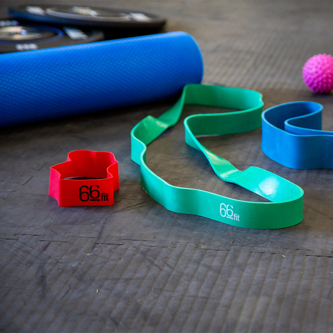 66BANDLP 66fit Exercise Resistance Band Loops 55cm Main
