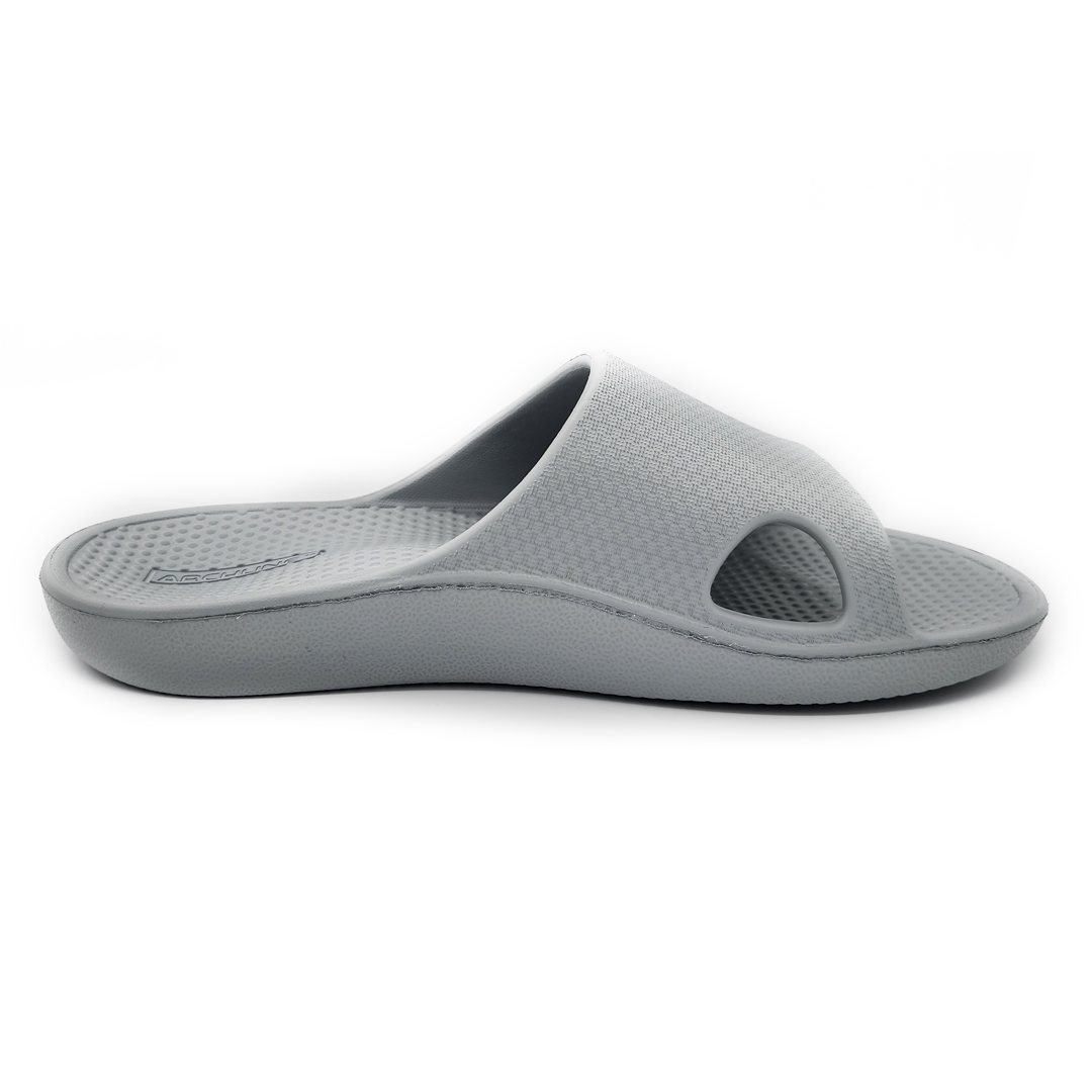 Archline Rebound Orthotic Slides - Stone Grey