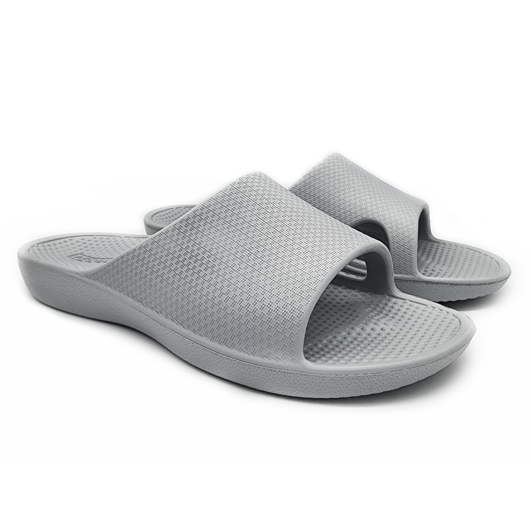 Archline Rebound Orthotic Slides - Stone Grey