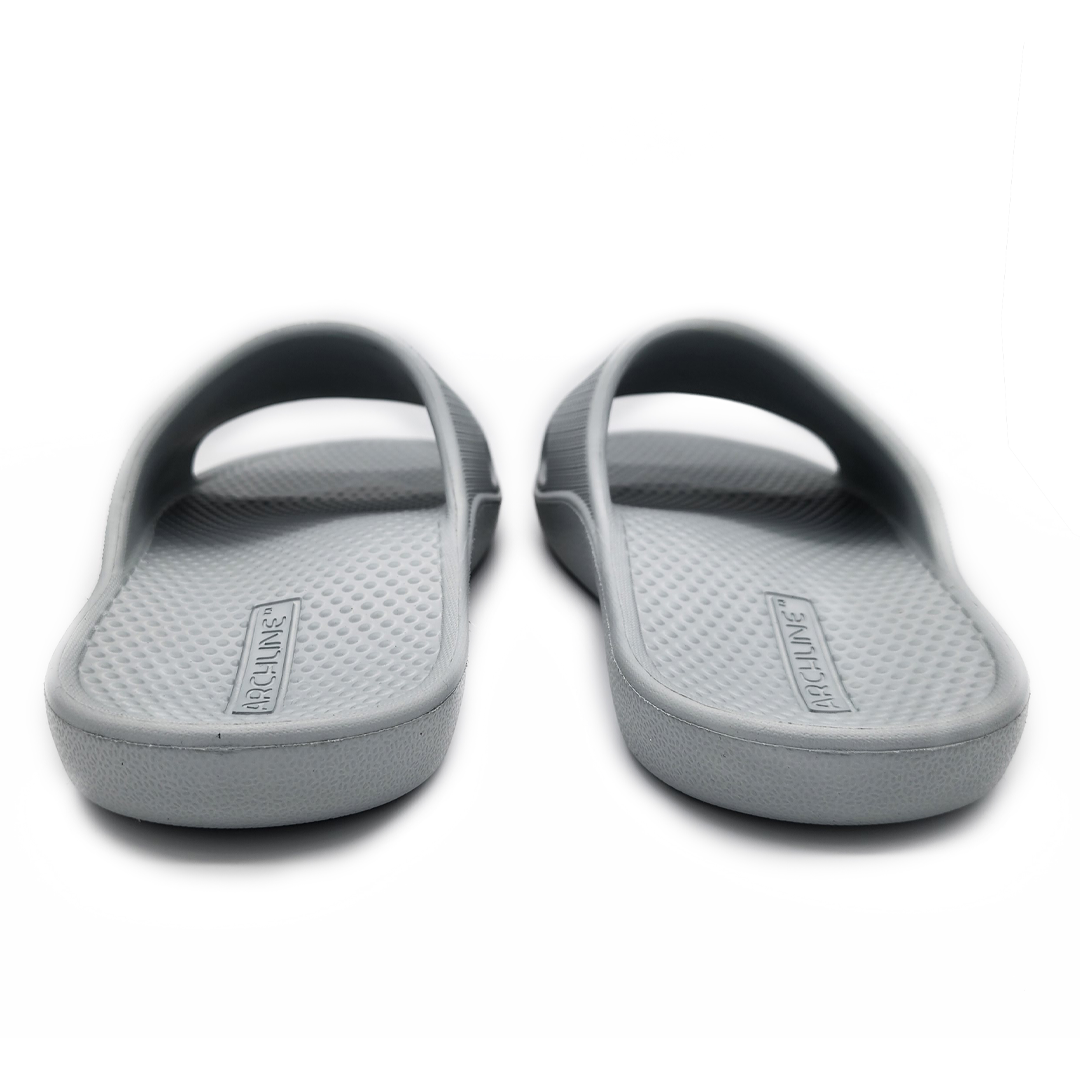 Archline Rebound Orthotic Slides - Stone Grey