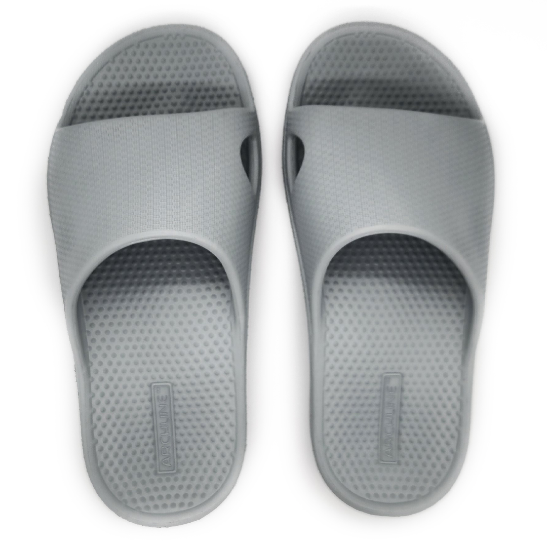 Archline Rebound Orthotic Slides - Stone Grey