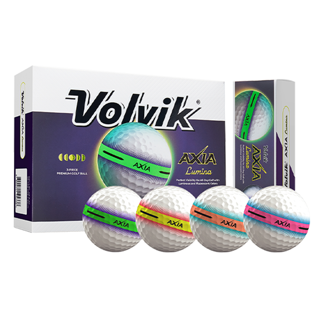 Volvik Axia Lumina Golf Ball - 1 Dozen