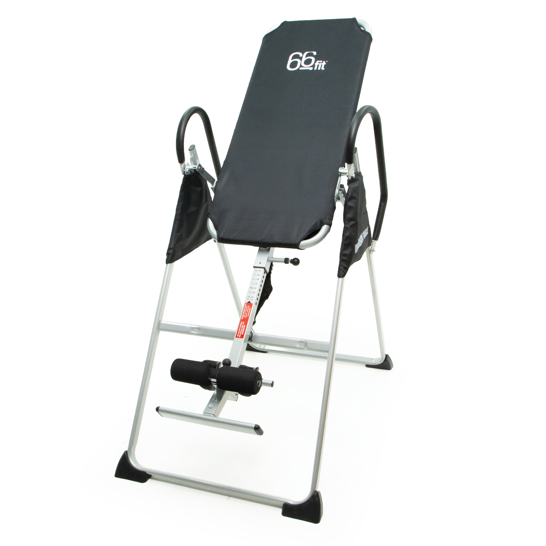Inversion table with '6G Fit' branding on a white background