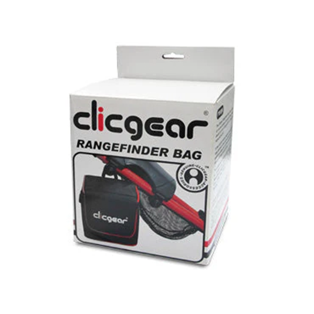 Clicgear rangefinder bag packaging on a white background