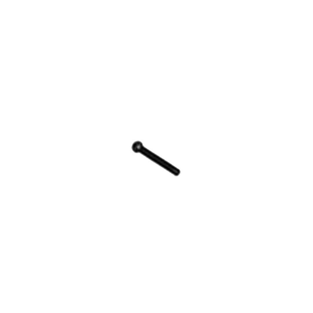 Black dash symbol on a white background