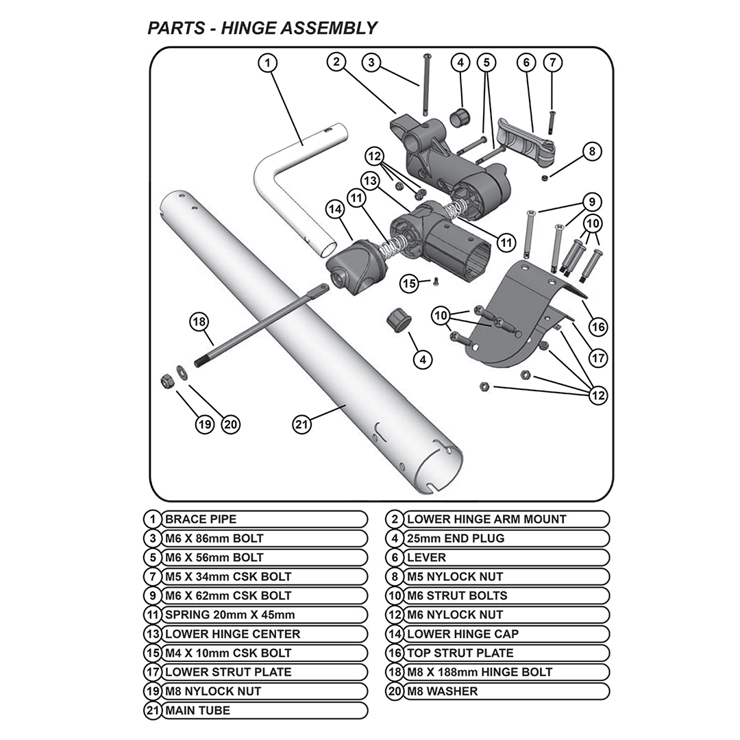 Part - Clicgear Main Tube 3.5