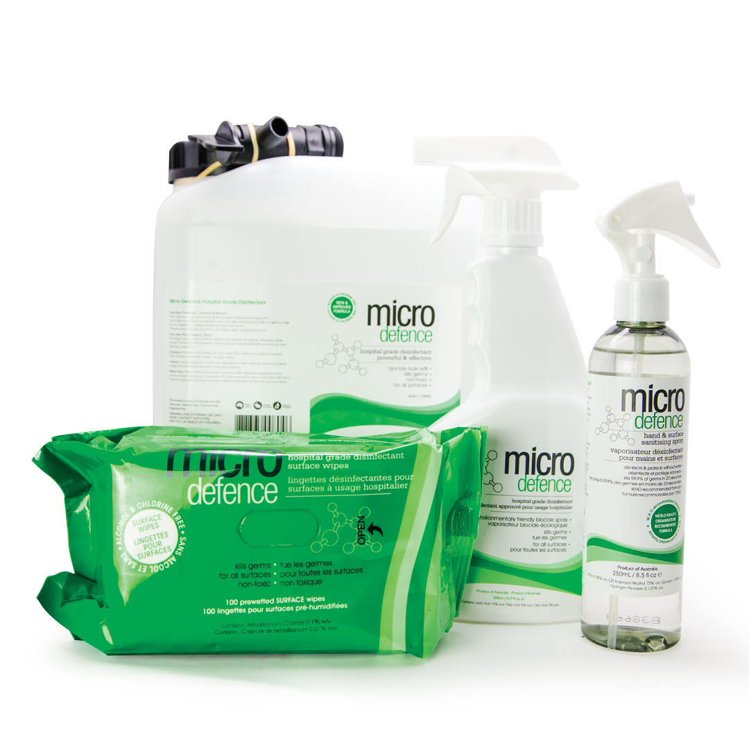 Micro Defence Hand &amp; Surface Sanitising Spray - 75% V/V Alcohol