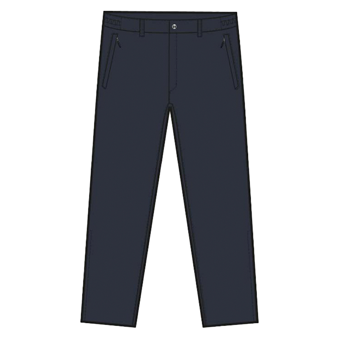 Black pants on a white background