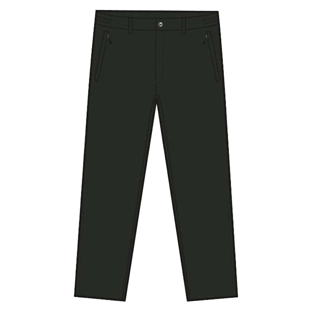 Black pants on a white background