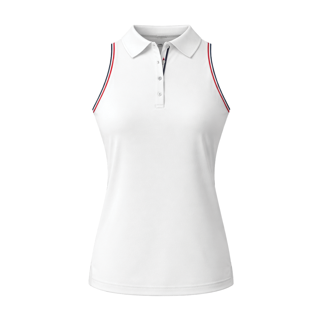 Cross Womens Median Sleeveless Polo