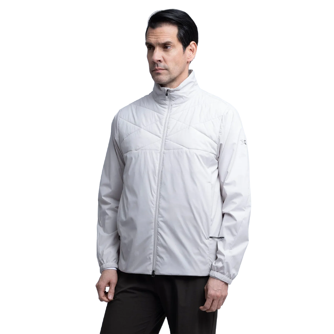 Cross Sportswear Men's Bandon Hybrid Jacket Pale Grey