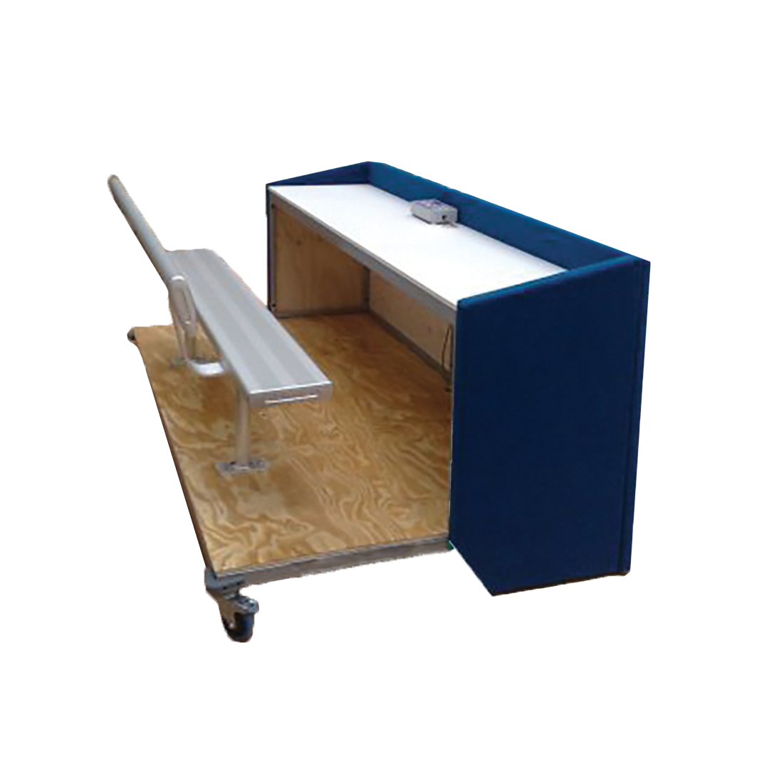 Scorers Bench With Seat