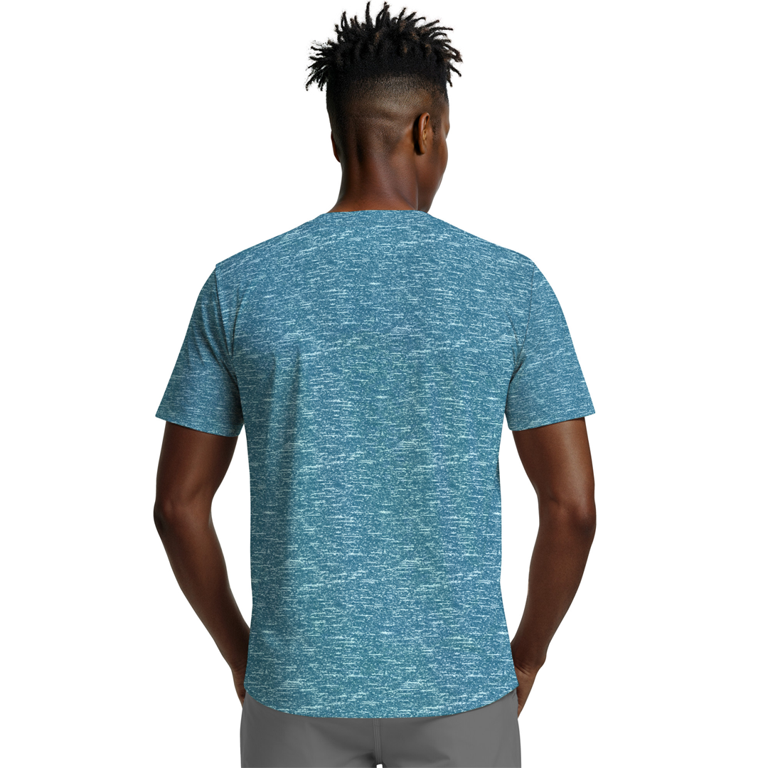 Nike Swim Men's Heather Short Sleeve Hydroguard Top
