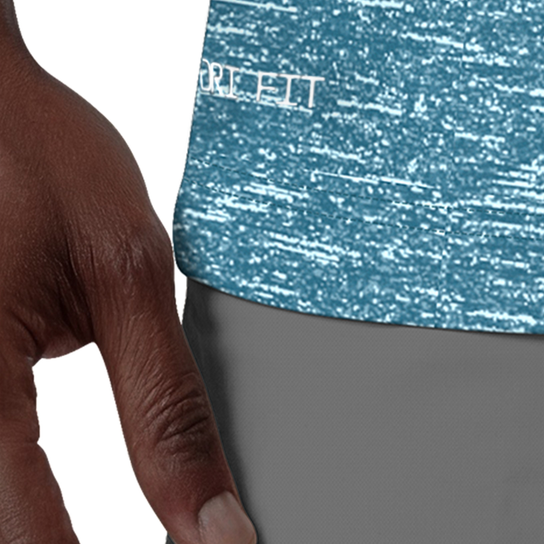 Nike Swim Men's Heather Short Sleeve Hydroguard Top