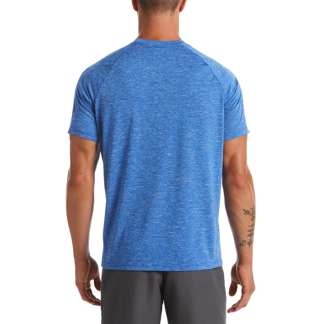 Nike Swim Men's Heather Short Sleeve Hydroguard Top
