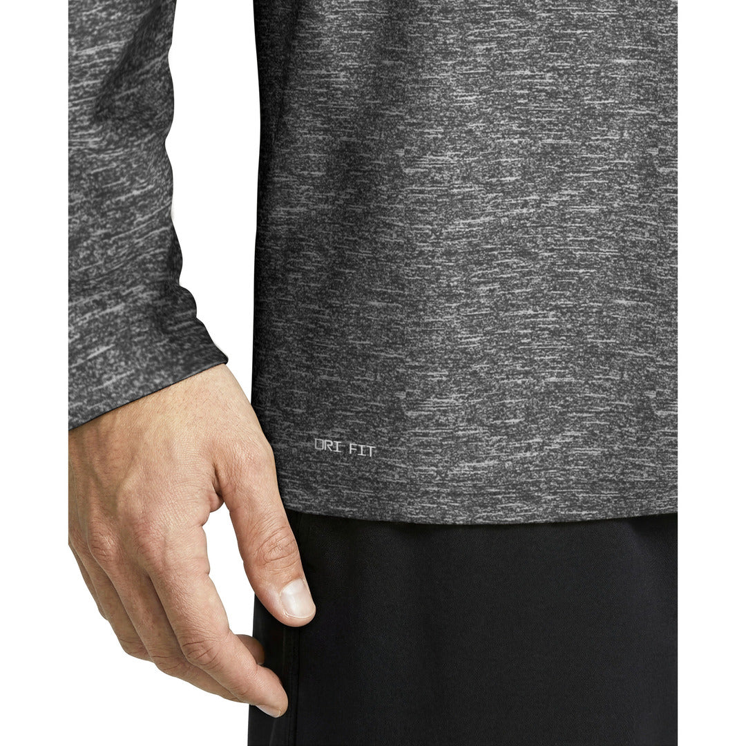 Nike Swim Men's Hooded Long Sleeve Hydroguard Top - Black